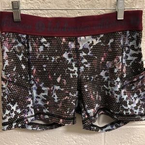 Lululemon spandex shorts size 6